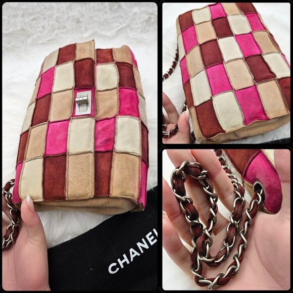 Chanel Suede Patchwork Reissue Shoulder Bag - Picture 14 of 17